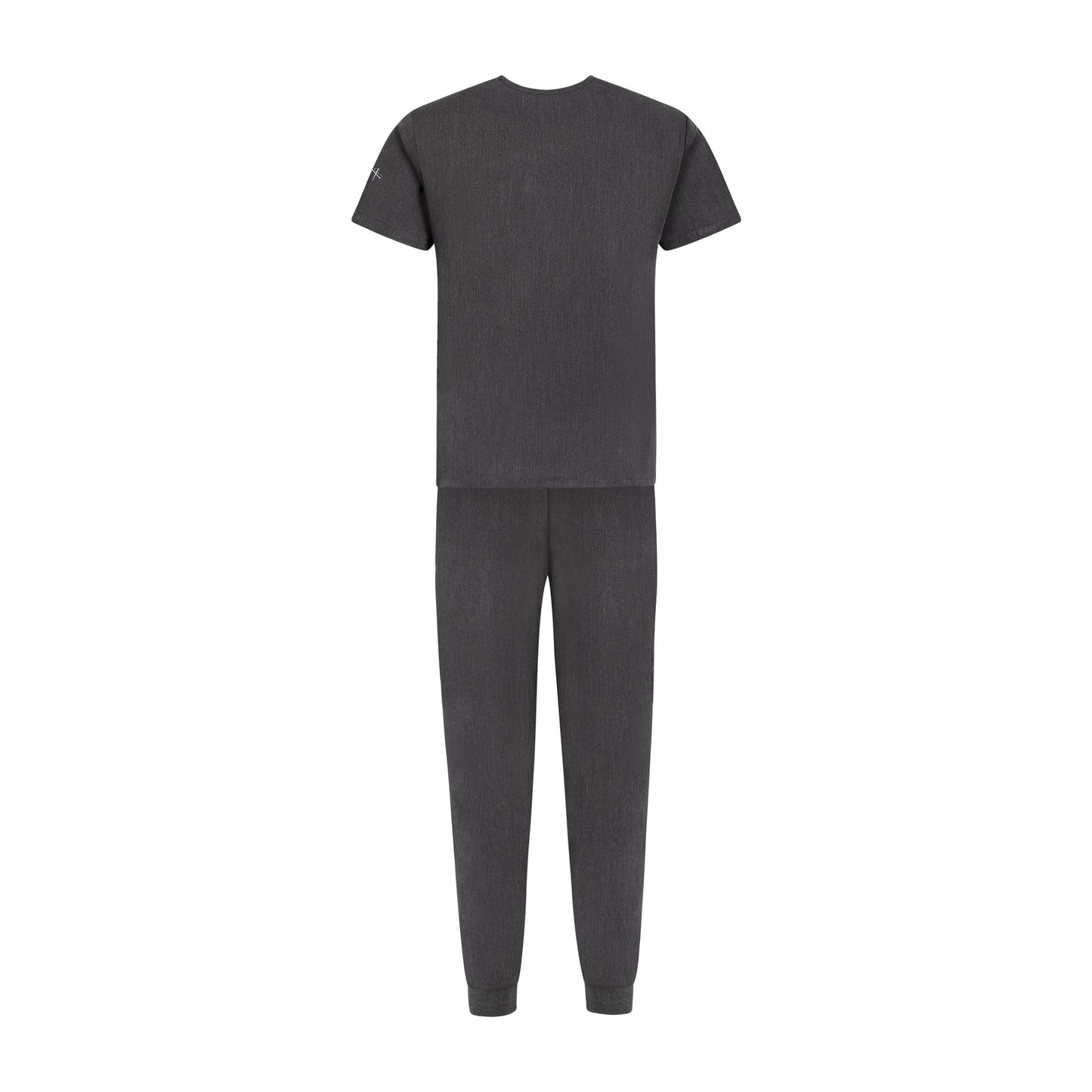 Mens Grey Scrub Trousers - Cuffed