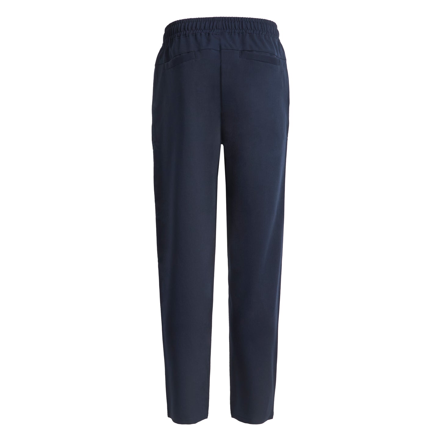 Womens Navy Scrub Trousers - Uncuffed