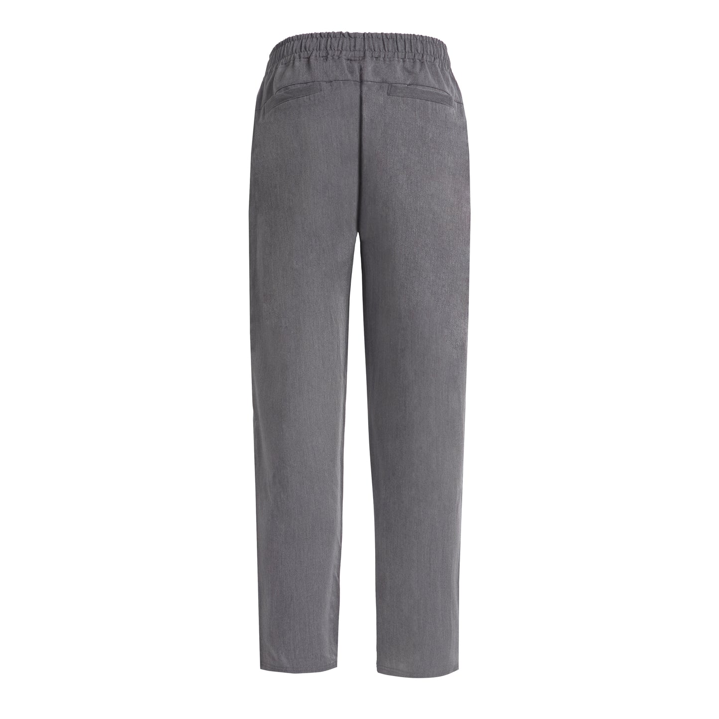 Womens Grey Scrub Trousers - Uncuffed