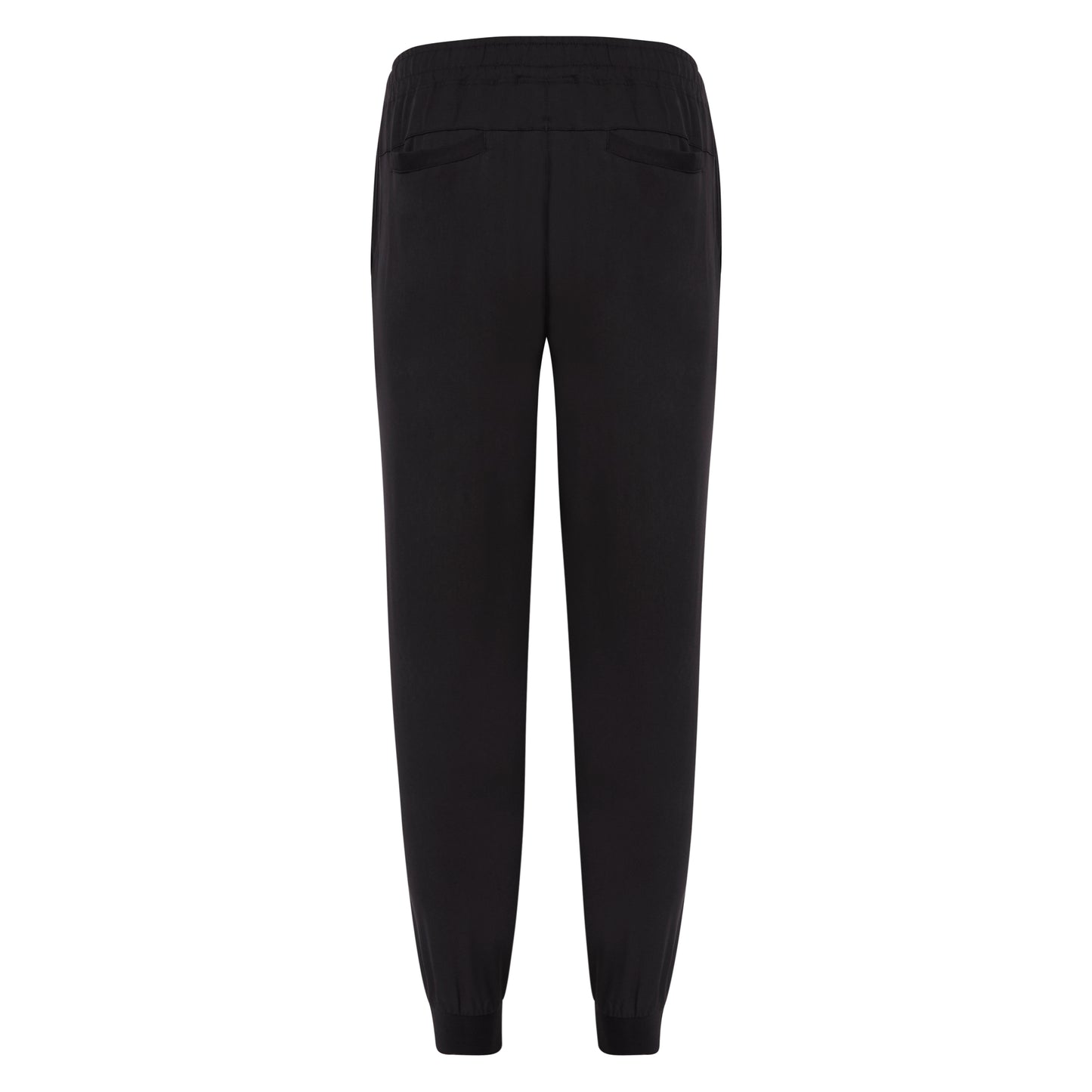 Womens Black Scrub Trousers - Cuffed